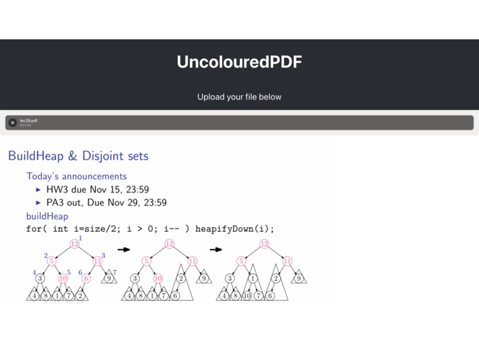 UncolouredPDF – screenshot 2