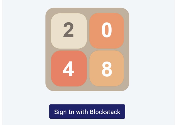 2048 – screenshot 1