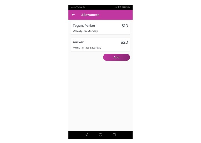 Yallo - A Youth Allowance Service – screenshot 2