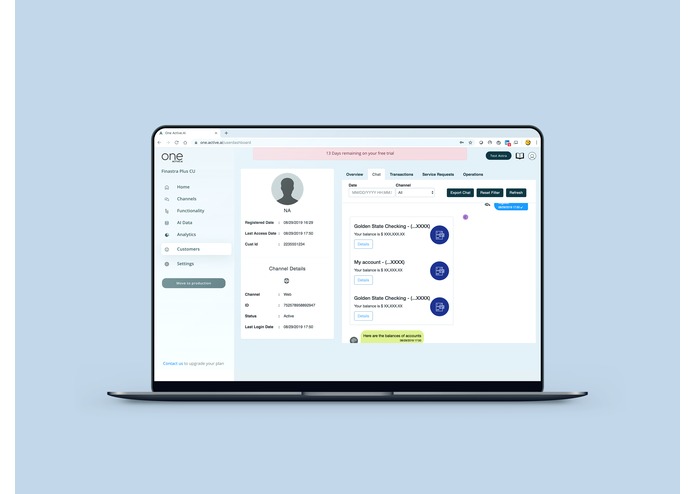 one.active.ai (Consumer Banking Use Cases) – screenshot 2