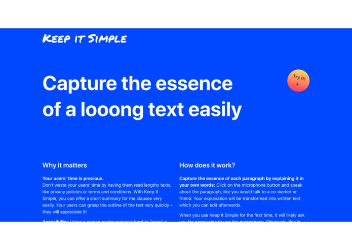 Keep It Simple – screenshot 1