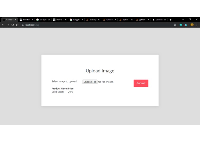 SelfCheckoutApplicationUsingMicrosoftCustomVisionAPI – screenshot 1