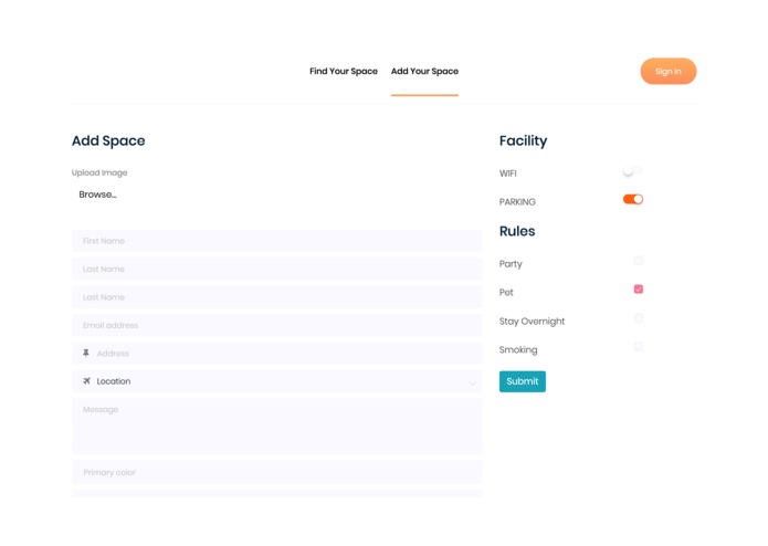 SpaceFinder – screenshot 2