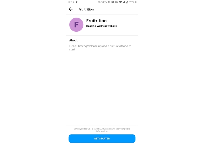 Foodrition - Team-5 – screenshot 1
