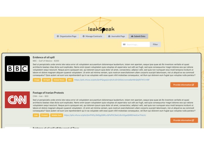 leakSpeak – screenshot 1