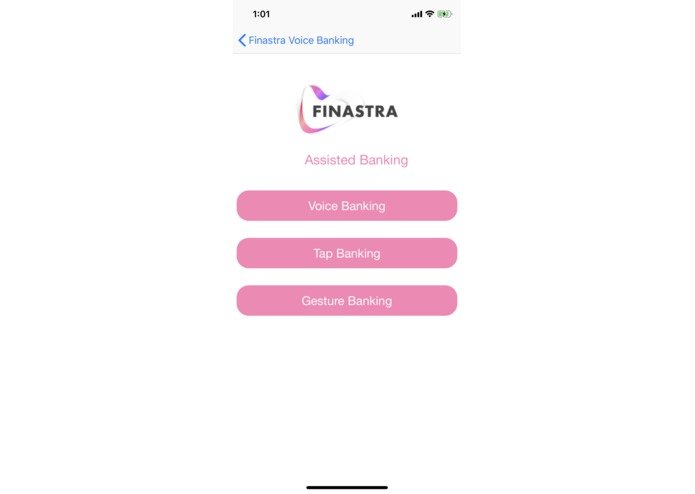 FINVA: FINastra Voice Assistance platform – screenshot 2