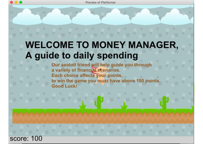 The Fun of Financial Literacy (the game) – screenshot 1