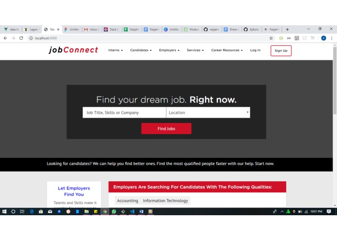 jobConnect – screenshot 1