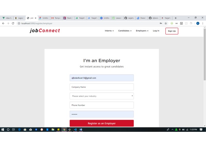 jobConnect – screenshot 3