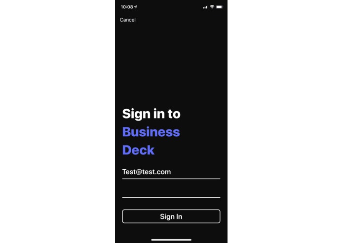 Business Deck – screenshot 1