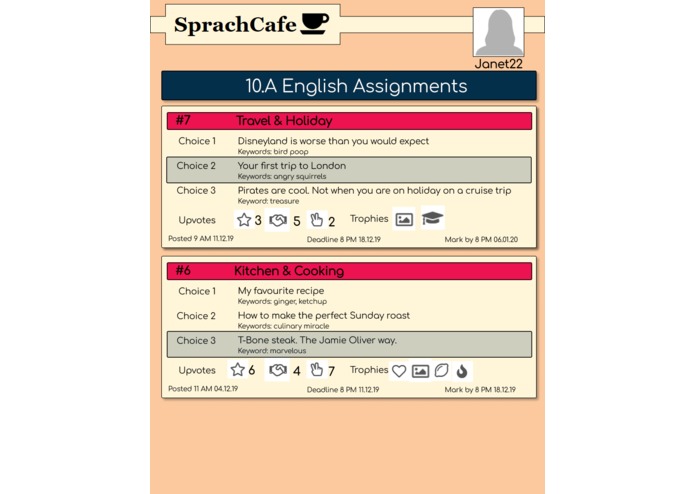 SprachCafe – screenshot 2
