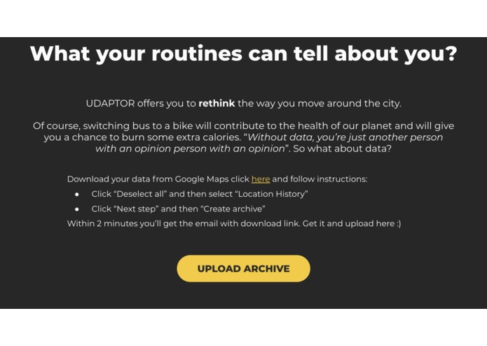 Routine paths analyzer – screenshot 1