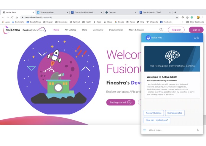 Conversational Business Banking – screenshot 3