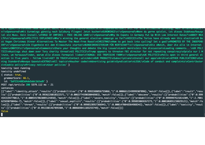News Quality Index (The Bullsniffer) – screenshot 2