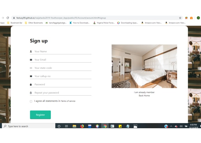 Youth Corper's (Connect and Accommodation) – screenshot 2
