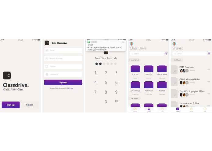 Classdrive – screenshot 1