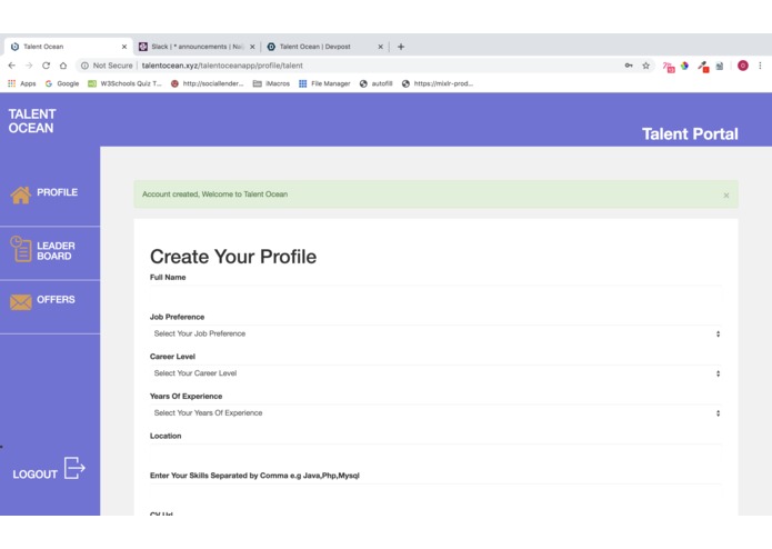 Talent Ocean – screenshot 6
