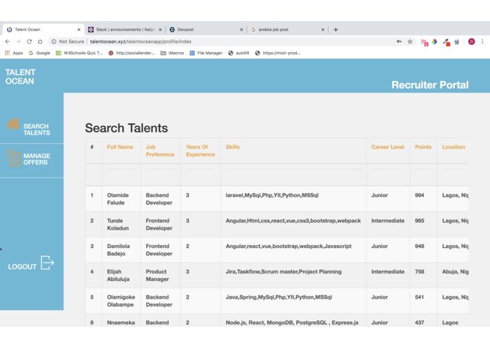 Talent Ocean – screenshot 11