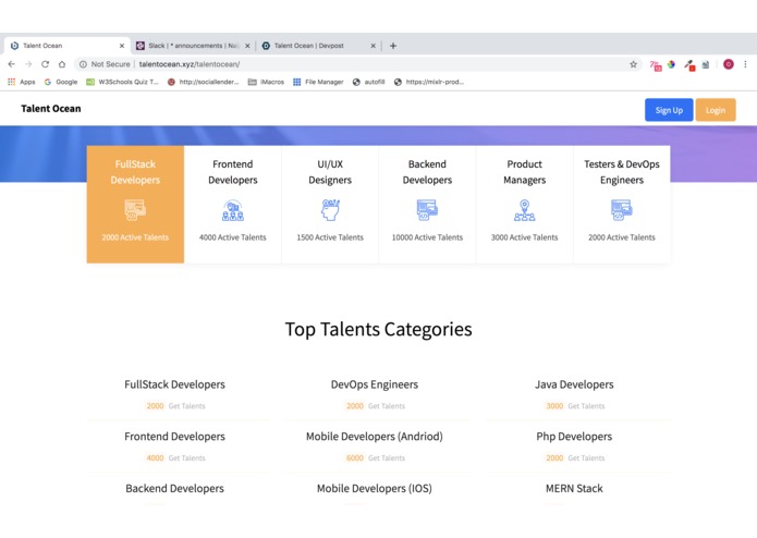 Talent Ocean – screenshot 2