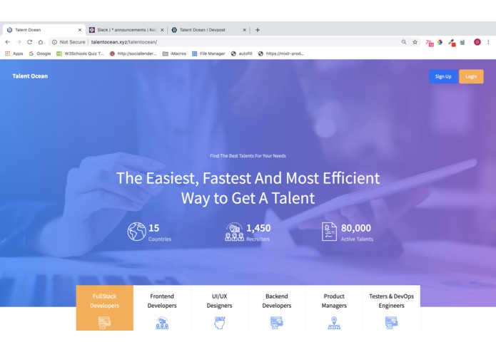 Talent Ocean – screenshot 1