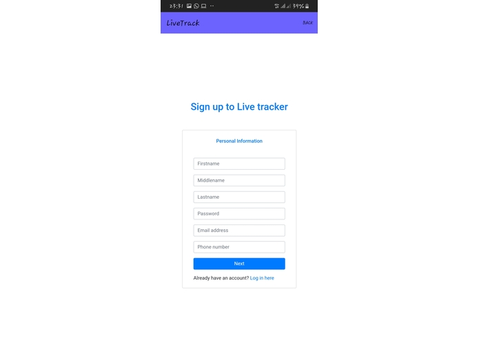 LiveTrack – screenshot 5