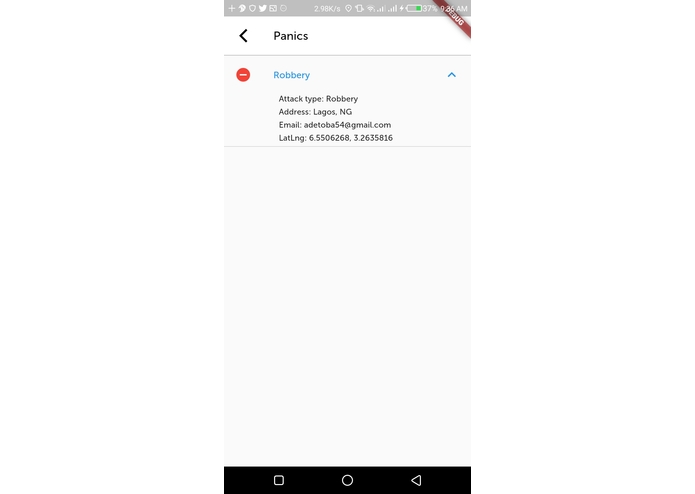 naijahacks2019-Rescue – screenshot 3