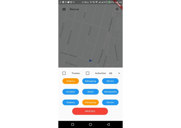 naijahacks2019-Rescue – screenshot 9
