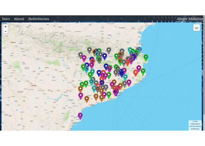 Mapa de visualitzacio de malalties - MiraMaxims – screenshot 1
