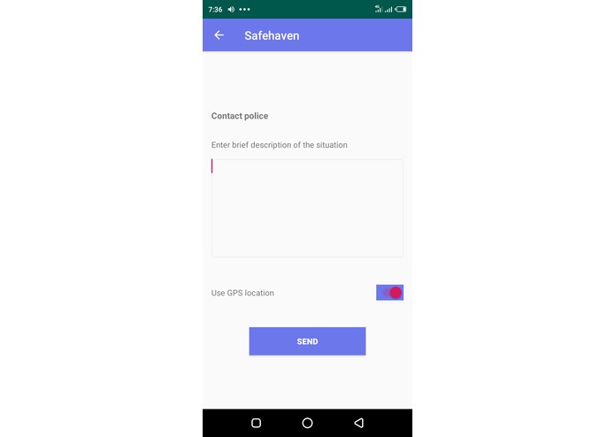 SafeHaven – screenshot 1