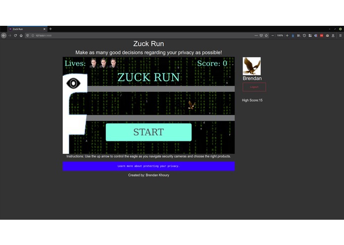 Zuck Run – screenshot 1