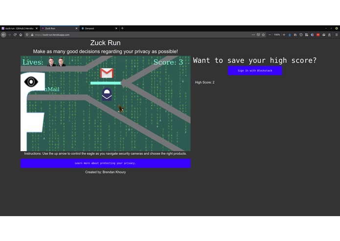 Zuck Run – screenshot 2