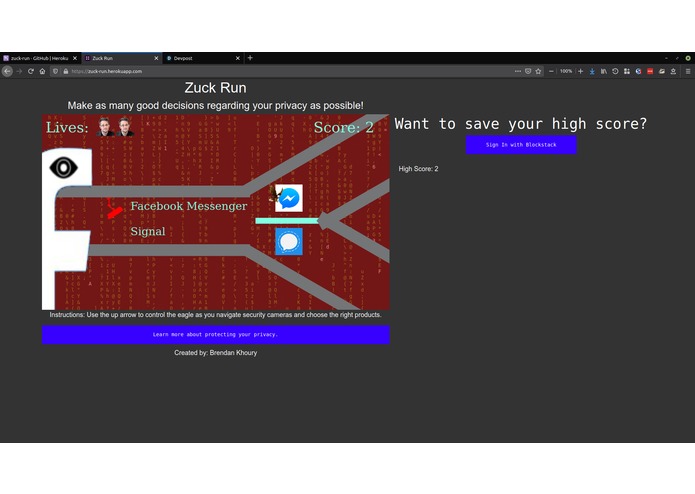 Zuck Run – screenshot 3