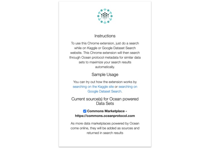 Ocean Discovery Chrome Extension – screenshot 1