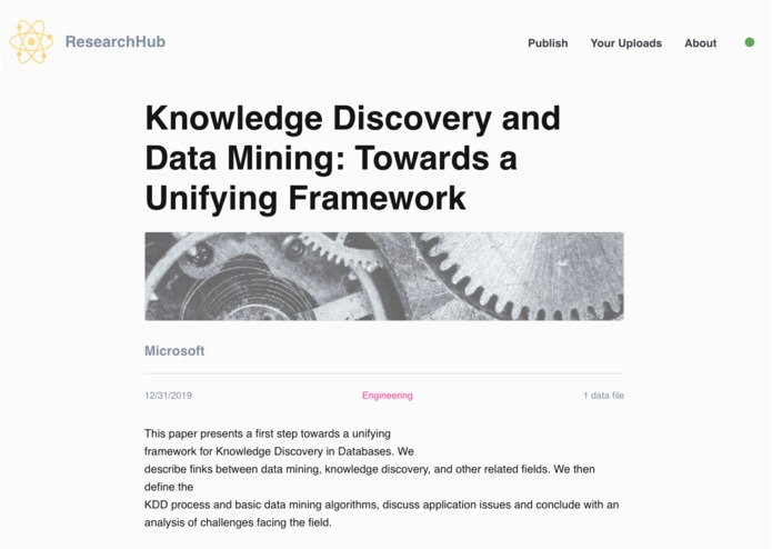 ResearchHub – screenshot 4