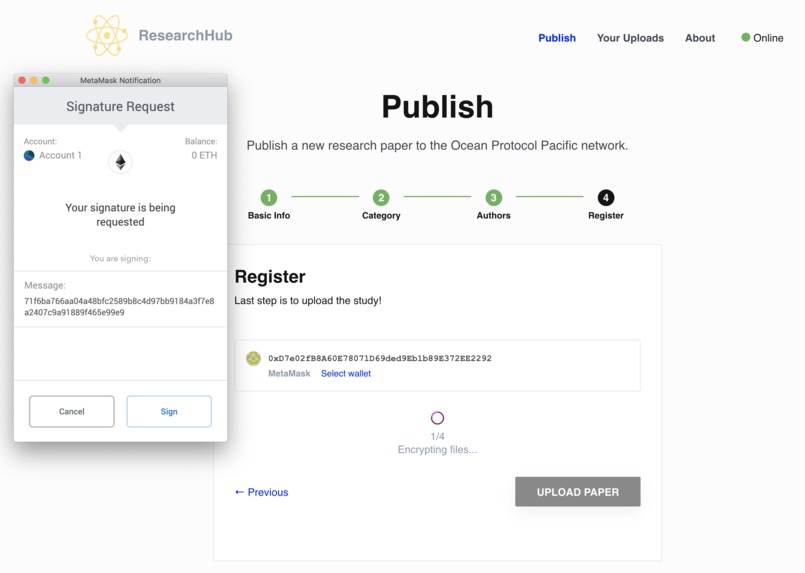 ResearchHub – screenshot 2