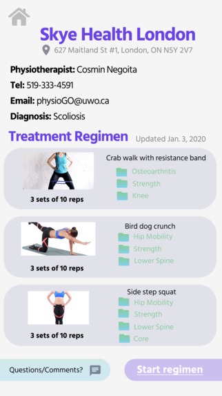 physioGO – screenshot 3
