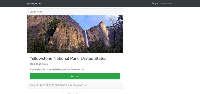 photogether – screenshot 2