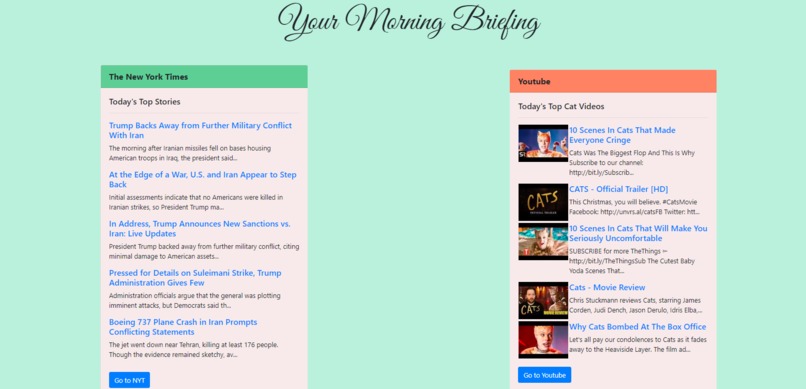 Morning News Brief – screenshot 1