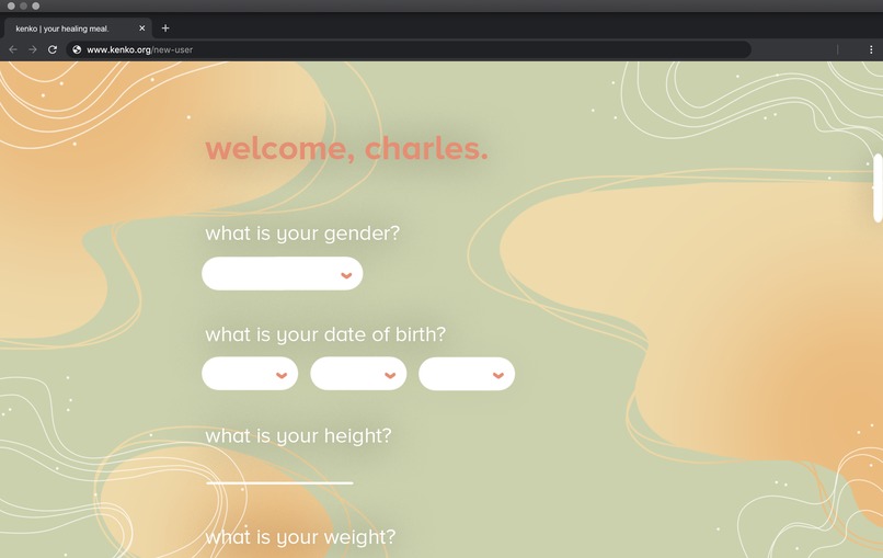 Kenkō website/app – screenshot 5