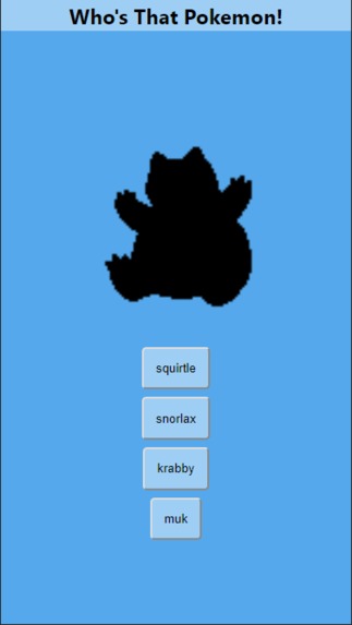 Who's That Pokemon – screenshot 1