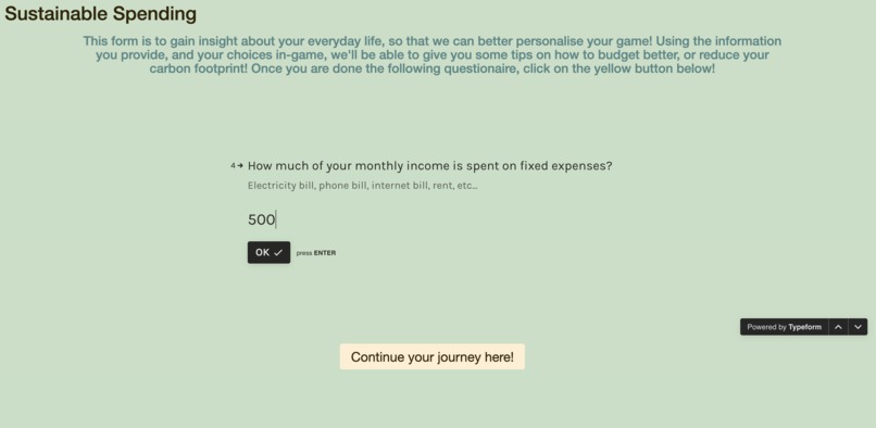 Sustainable Spending – screenshot 2