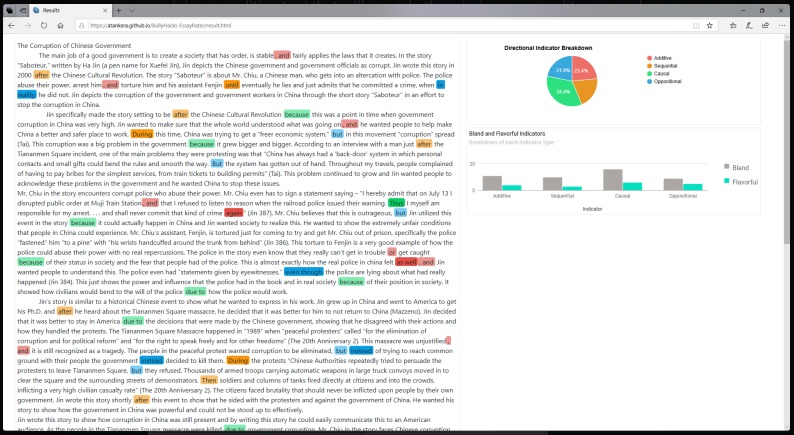 Direct Your Essay – screenshot 2