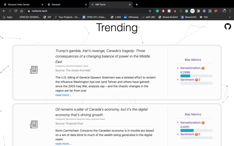 nwfacts – screenshot 2