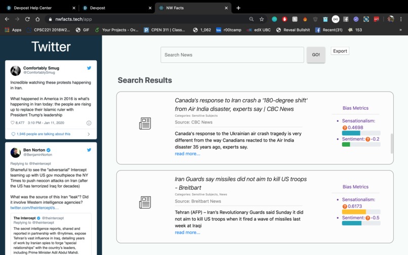nwfacts – screenshot 3