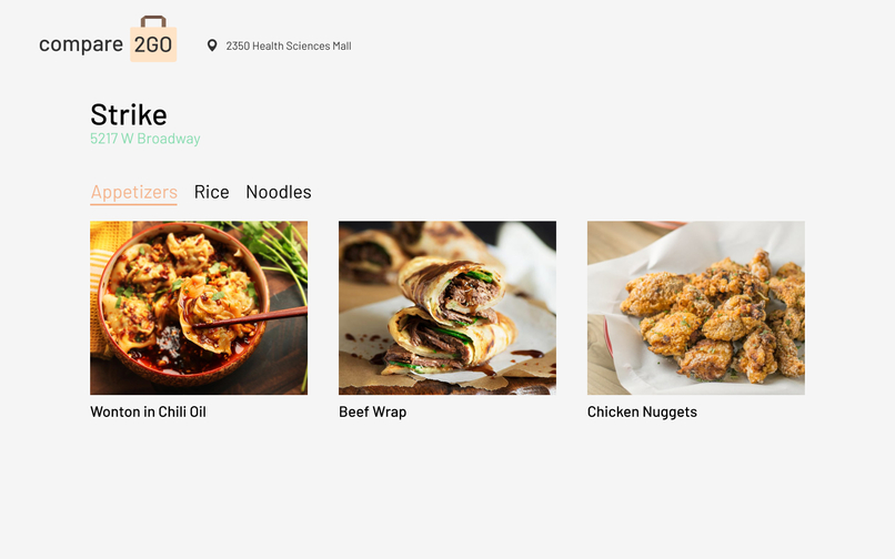 compare 2go – screenshot 3