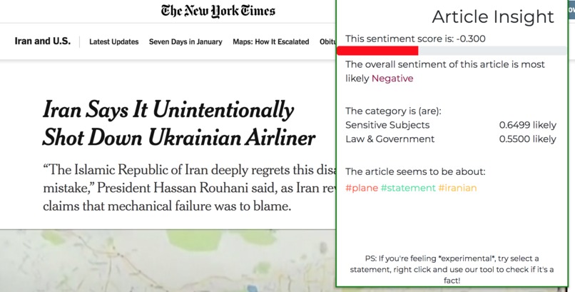 Truth Be Told - Article Insight – screenshot 1