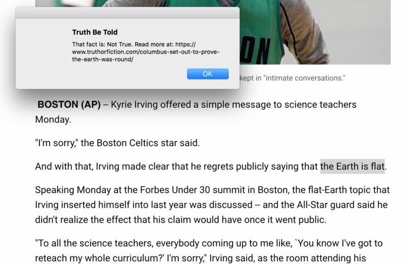 Truth Be Told - Article Insight – screenshot 2