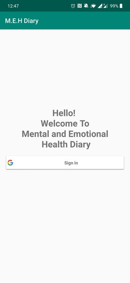 Mental & Emotional Health Diary – screenshot 2