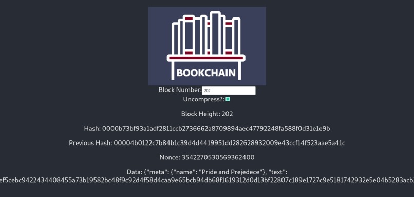 Bookchain – screenshot 1