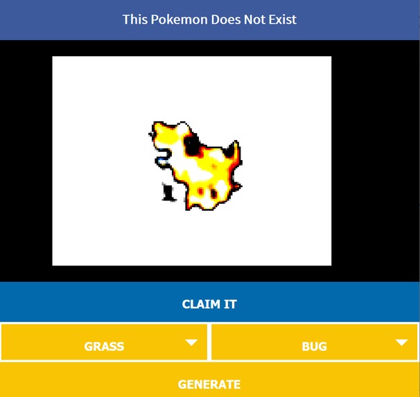 This Pokemon Does Not Exist – screenshot 1